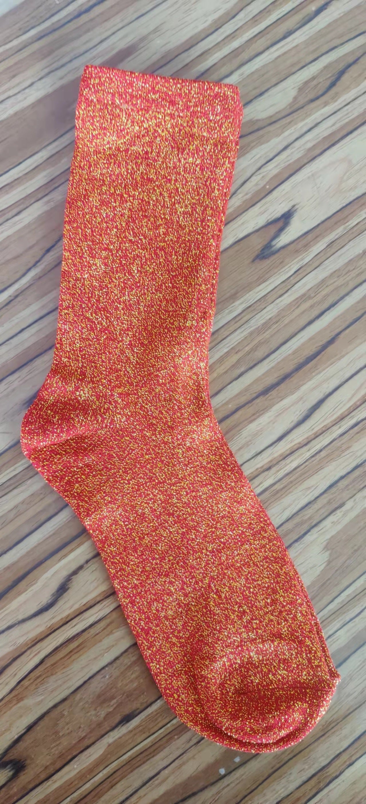 Women's Solid Color Thin Breathable Japanese Lurex Socks