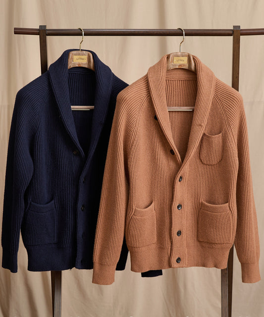 Versatile Knitted Cardigan For Men A Retro Warm Outerwear Piece For Commuting