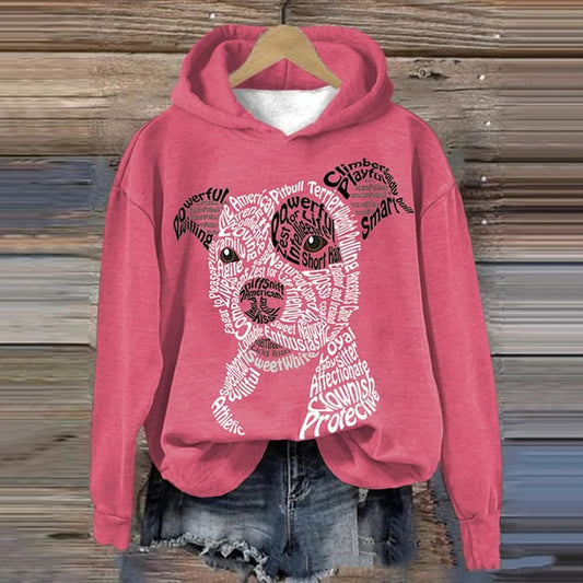Womens Stylish Casual Crew-neck Hoodie