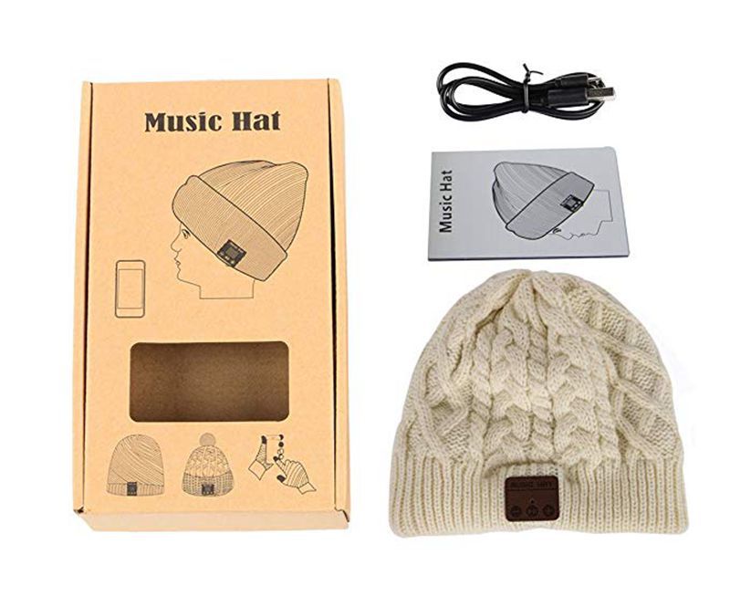 Men's And Women's Knitted Wireless Call Listening Music Hat