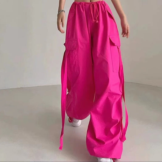 Women's Fashion Wide Leg Casual Trousers