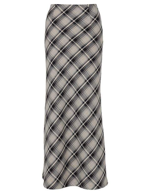 Women's Retro Fashion Rhombus Hip Skirt