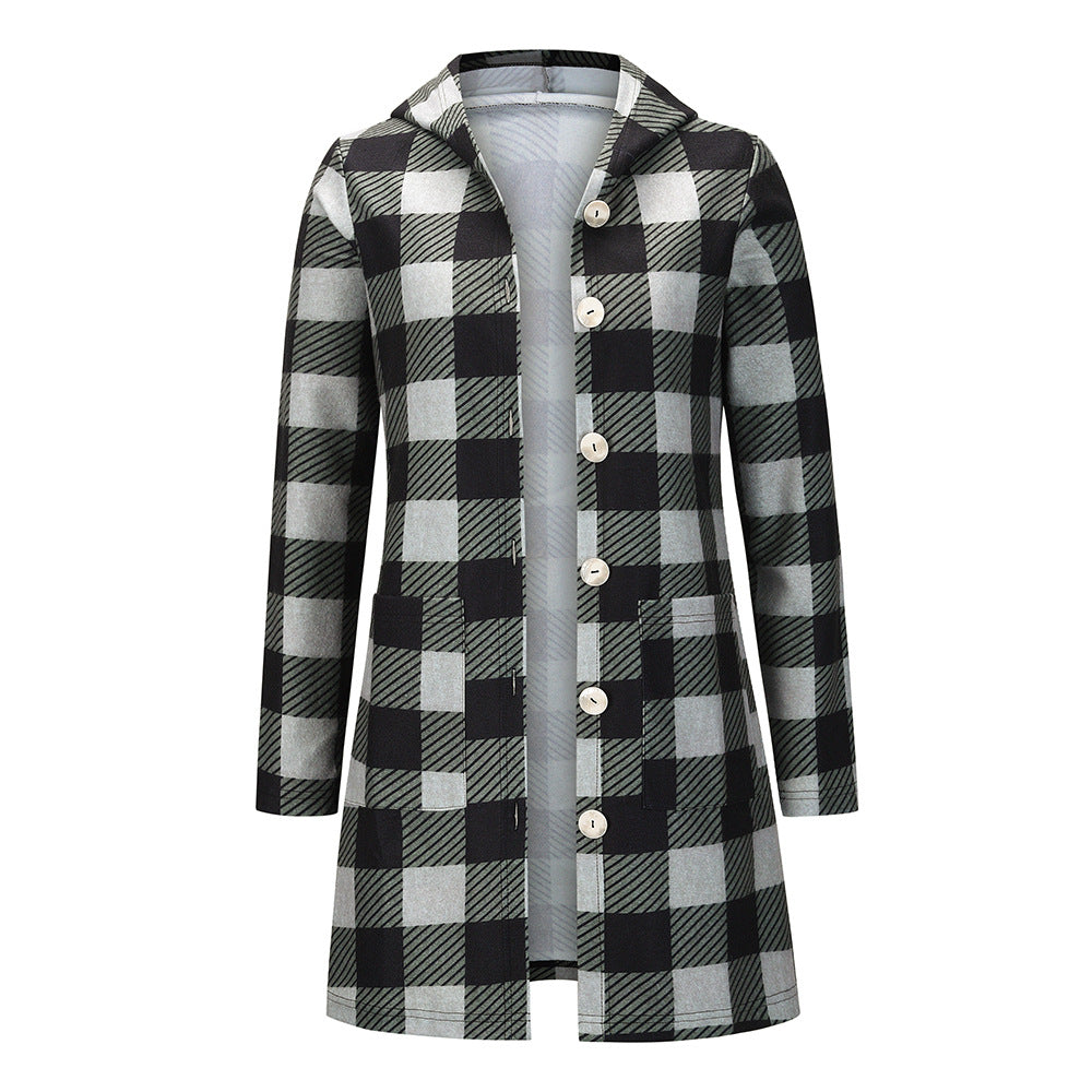Fashion Casual Ladies Long-sleeved Single-breasted Shirt Jacket