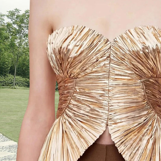 Womens Stylish Sexy Sleeveless Slit-fit Top