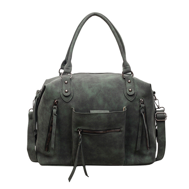 Retro Textured Women's Large-capacity Casual Fashion Messenger Bag