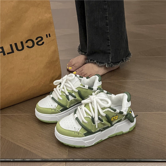 Original All-matching Trendy Platform Fritidssport Skatersko