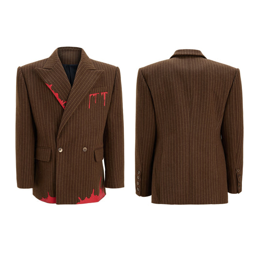 Mens Premium Wool Suit Outerwear Set