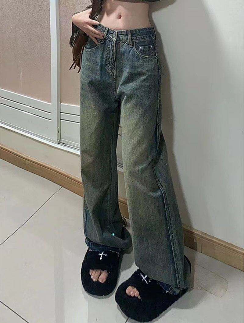 Women's Vintage Loose Straight Leg Jeans