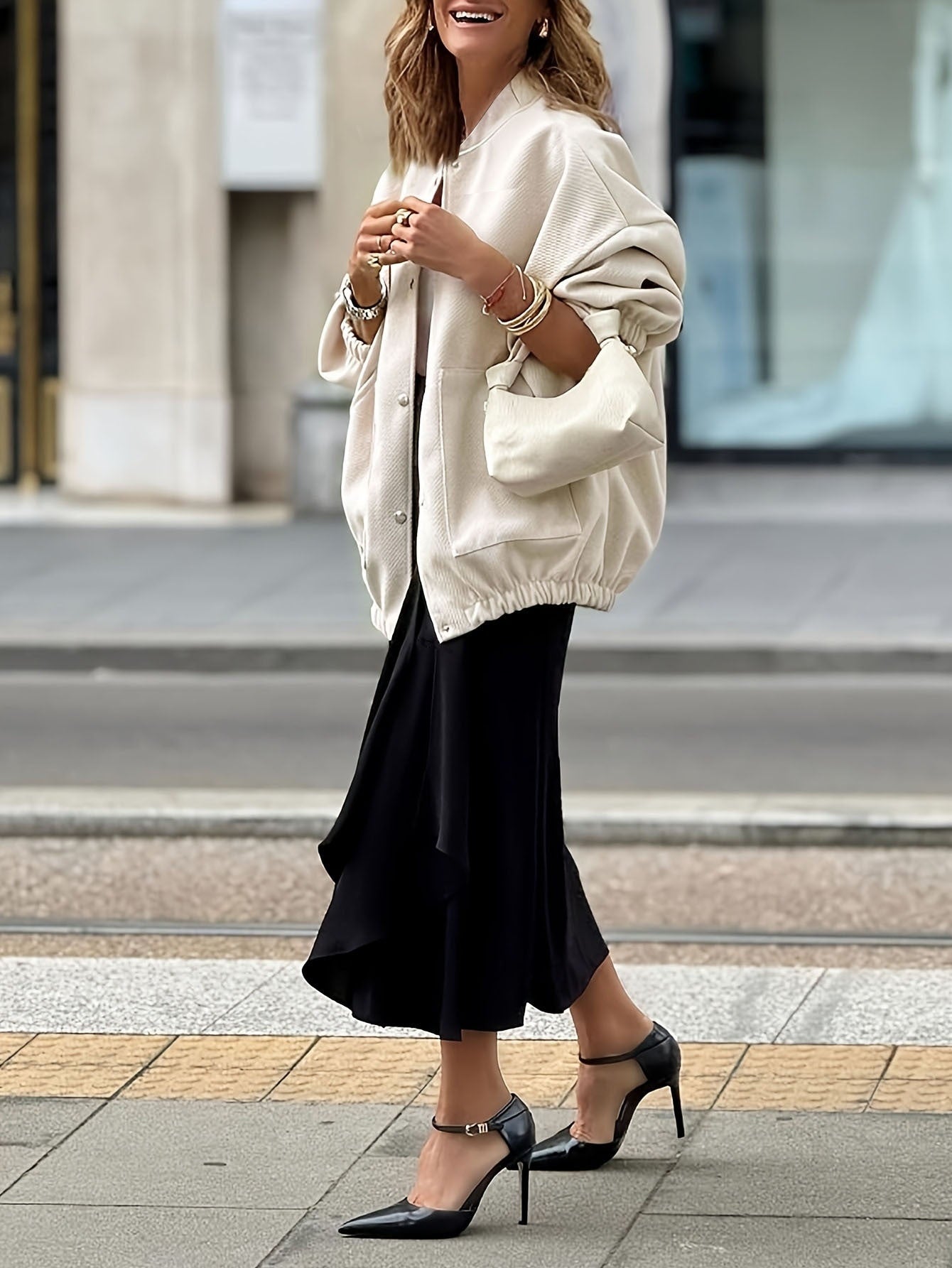 Women's Regular Sleeve Knitted Cardigan Jacket