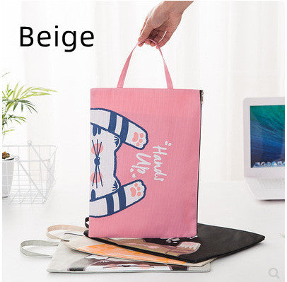 Creative Handheld Large Capacity Oxford Cloth File Bag
