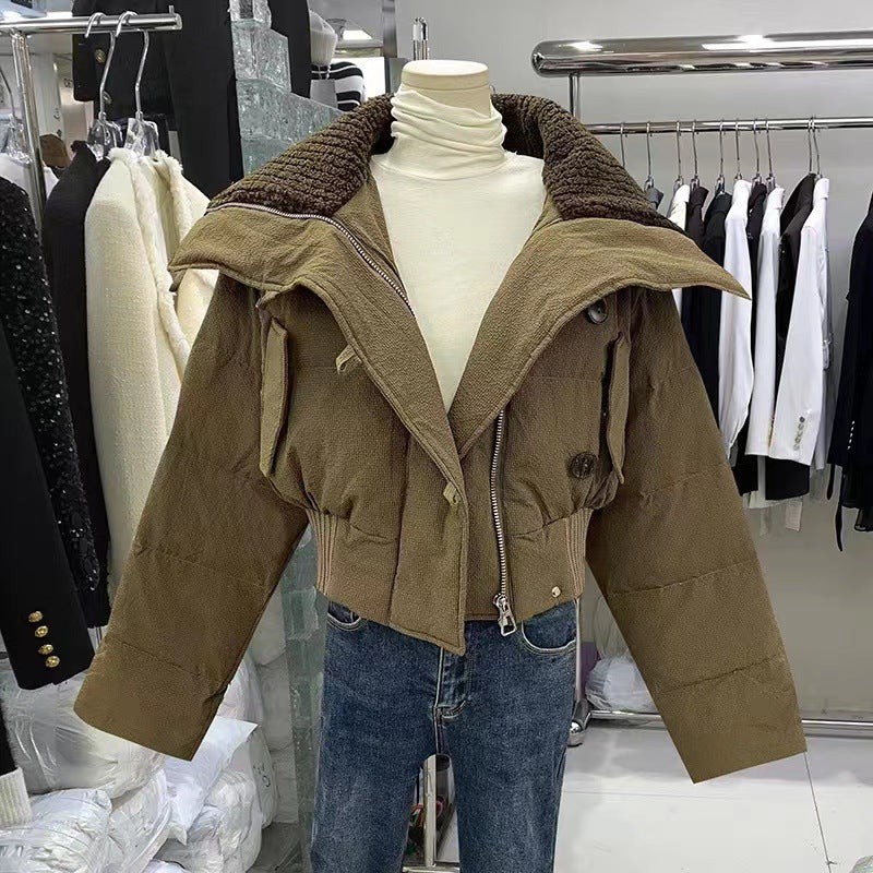 Women's Cotton-padded Jacket Winter Short Loose Thick