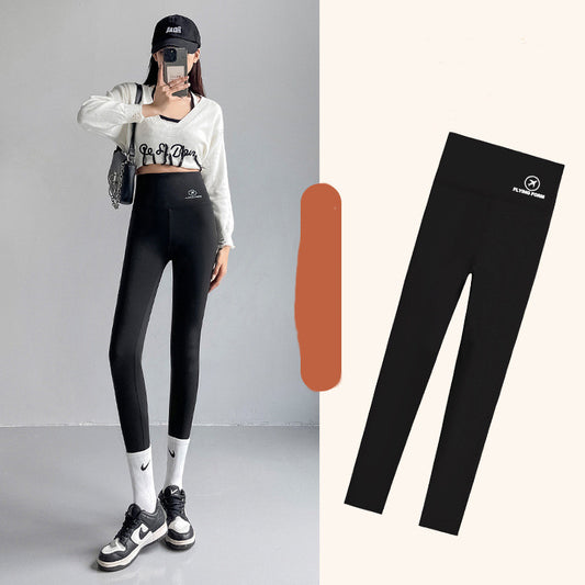 Women's Fashion Personality Fleece Shark Leggings
