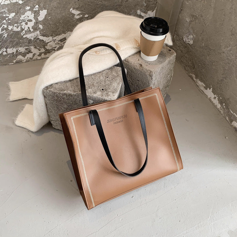 Simple Large-capacity Single Shoulder Bag Female