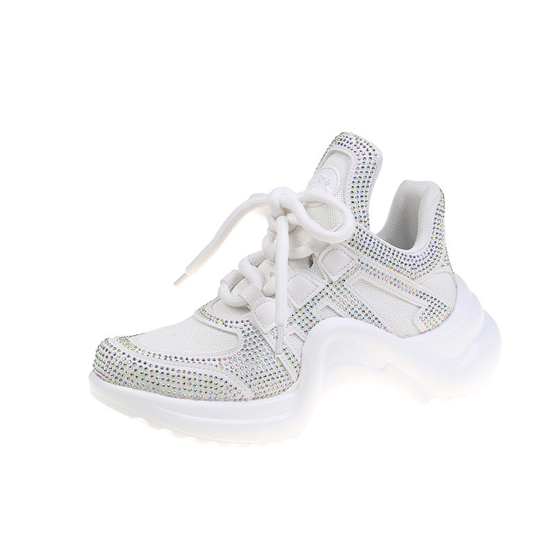 Women's Summer Patch Rhinestone Full Rhinestone Sneakers