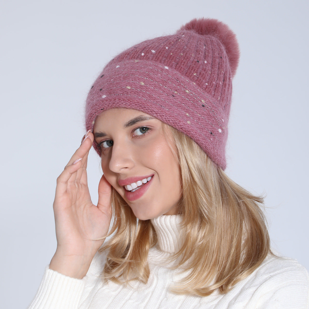 Ladies Fashion Personality Warm Fleece Beret