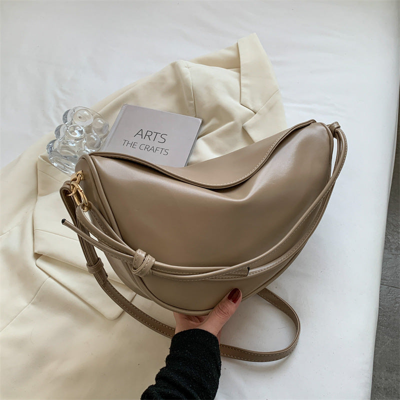 Niche Underarm Soft Skin Crescent Single Shoulder Crossbody Bag