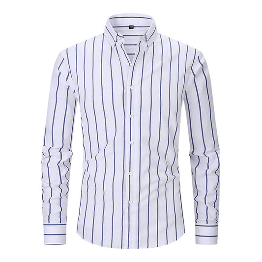 Men's Business Casual Shirt Korean Style
