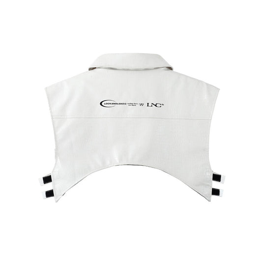 PU Leather Half Body Vest Man