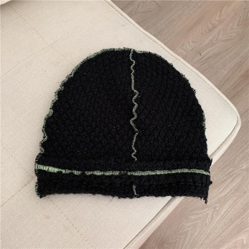 Knitted Wool Hat With Ear Protector