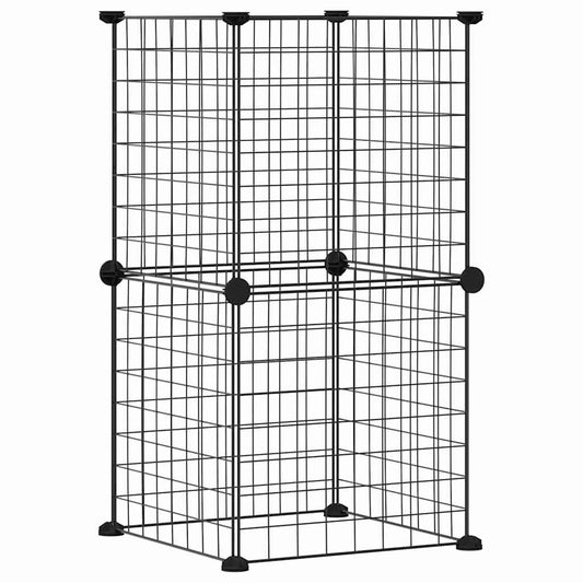 8-piece pet cage set with door