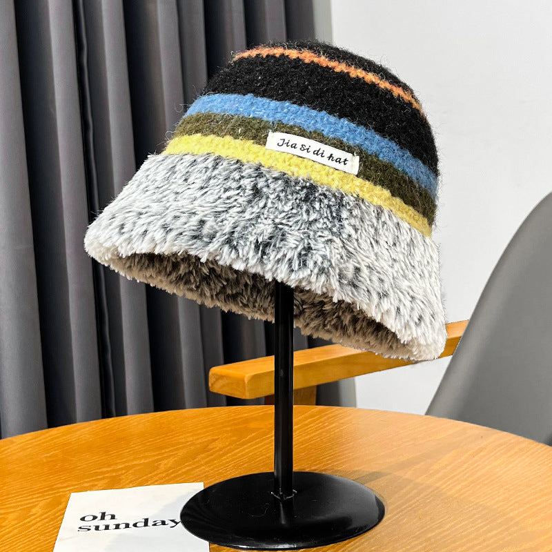 Knitted Wool Female Fisherman Hat