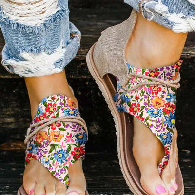 Large Size Lightweight Flat Women Sandals