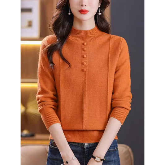 Half Collar Top Winter Inner Wear Sweater