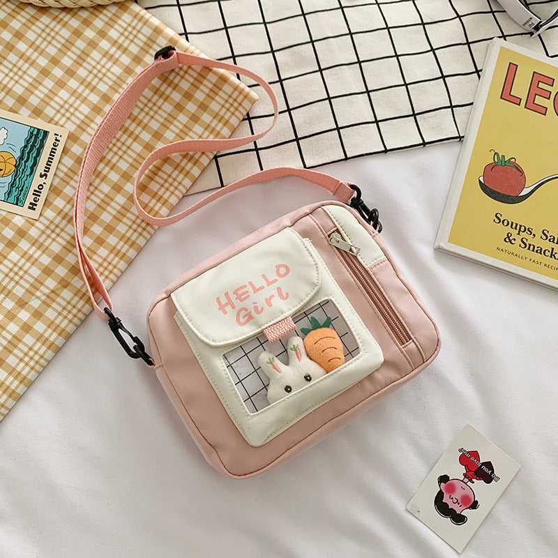 Fashion Ins Girl Mobile Phone Bag Single Shoulder Small Square Bag