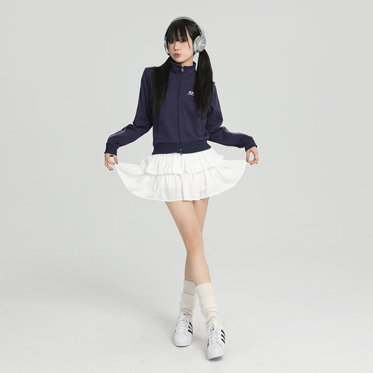 Fashion Personality Slim Fit Tiered Skirt Women