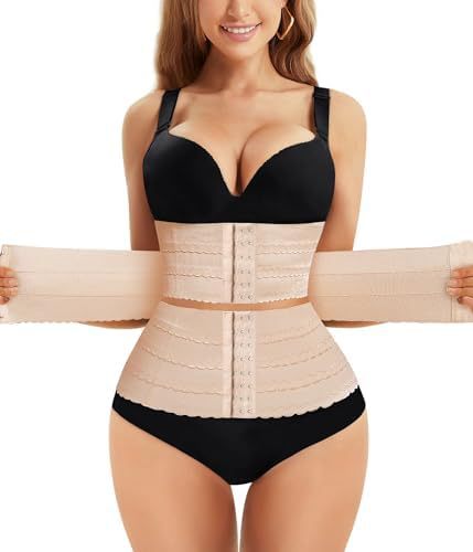 Women's Solid Color Simple Sports Belt Breasted Belly Contracting Waist Shaping Belt