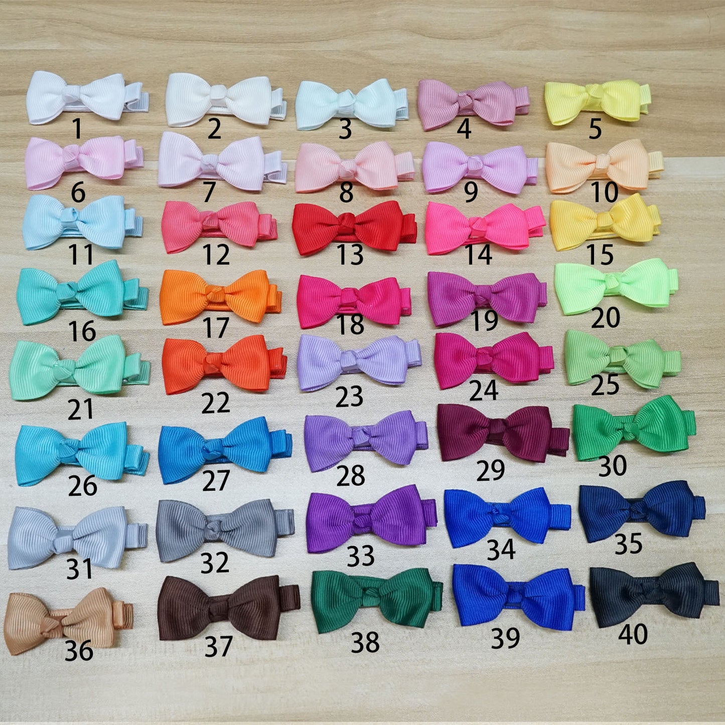 Pieces Fully 40 80 Lined No Slip Hair Clips In 20 40 Pastel Colors, Barrettes And Bows For Infants, Toddlers, And Baby Girls