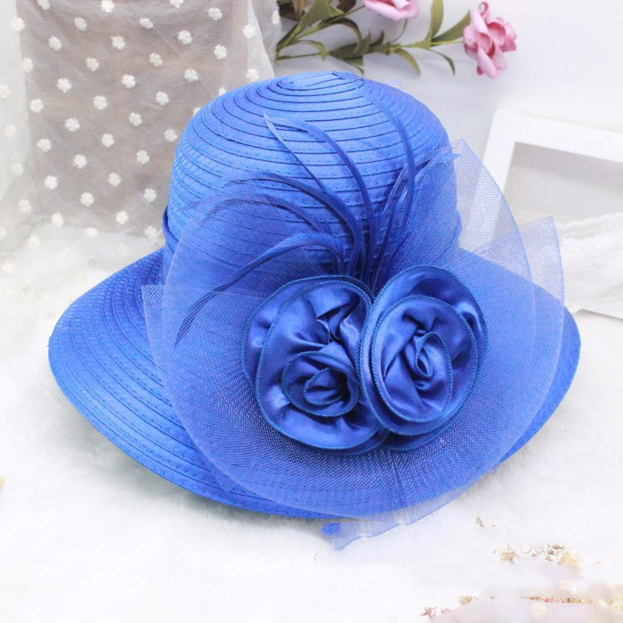 New Organza Ladies Outdoor Sun Hat Big Brim Sun Protection