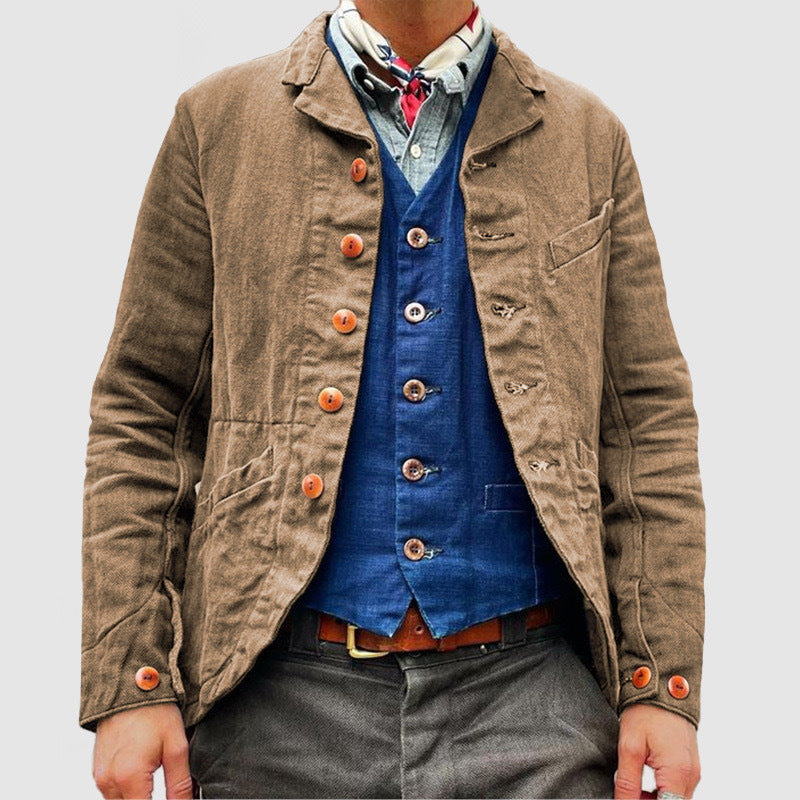 Men's Denim Heavy Industry Wash Jacket