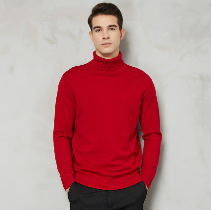Turtleneck Sweater Men's Casual All-match Bottoming Shirt