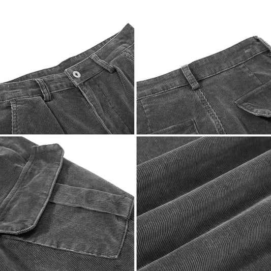 Heavy-duty Corduroy Unisex Casual Pants For Both