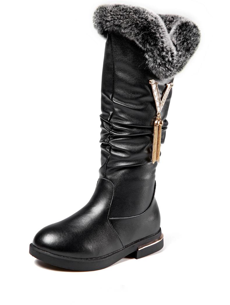 Children Winter Fashion Knee-high Martin Boots