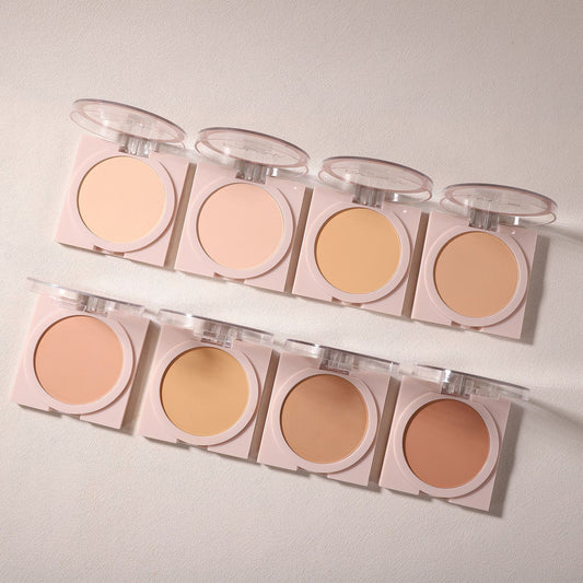 Finishing Powder Invisible Pore Waterproof Sweat-proof Wet And Dry Matte Powder Cake Makeup