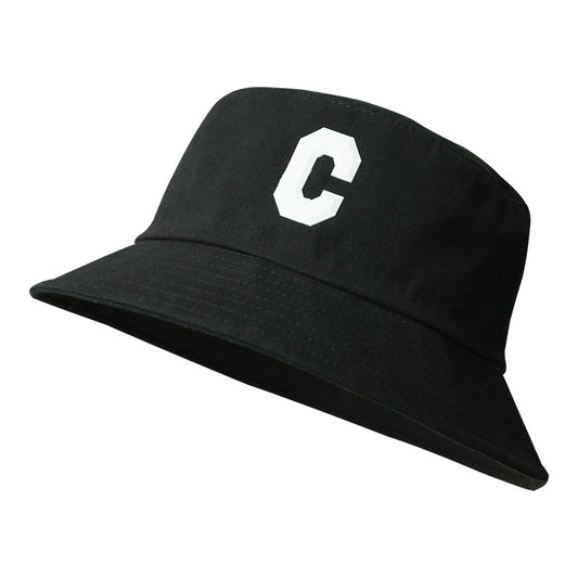 Big Head Circumference Bucket Hat All-match Letters Sun Hat