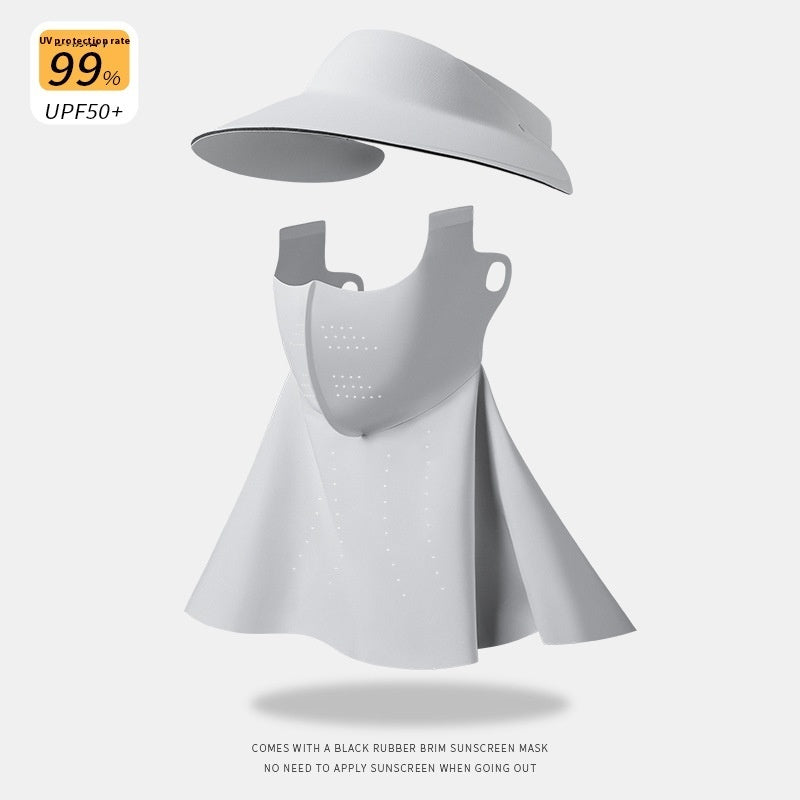 Top Sun Hat Women's UV Protection Summer Face Mask Face Mask