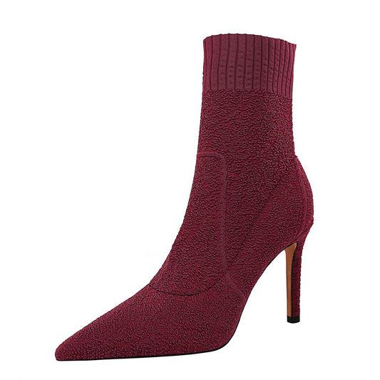 Women's With Stiletto Heels And Pointed Toe Boots