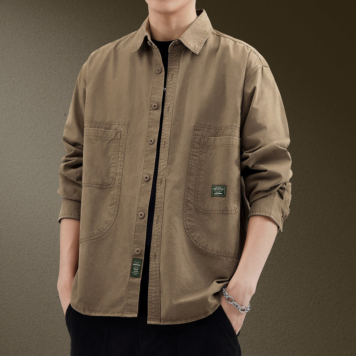 Men's Retro Trendy All-Match Casual Shirt
