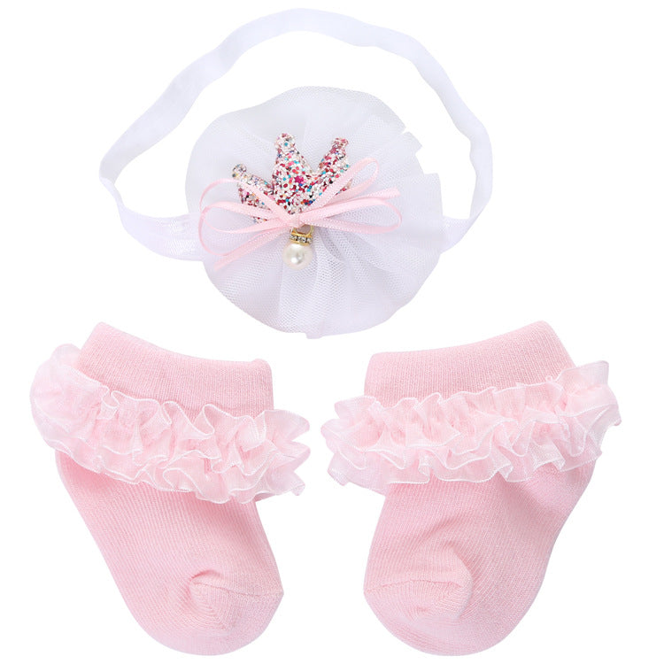 Bow Princess Lace Baby SocksMesh Cute