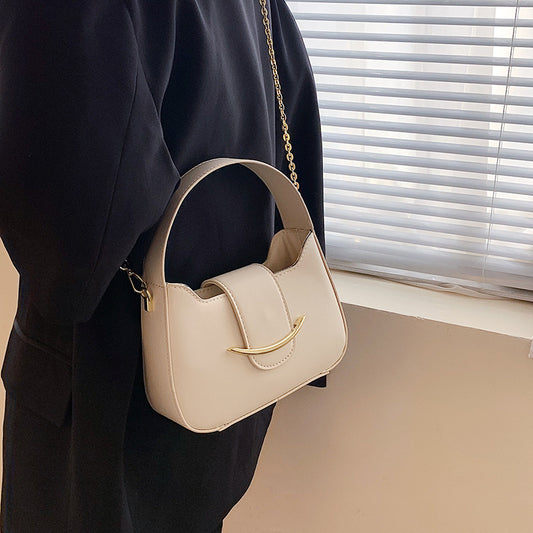 Smiley Western Style One-shoulder Armpit Handbag