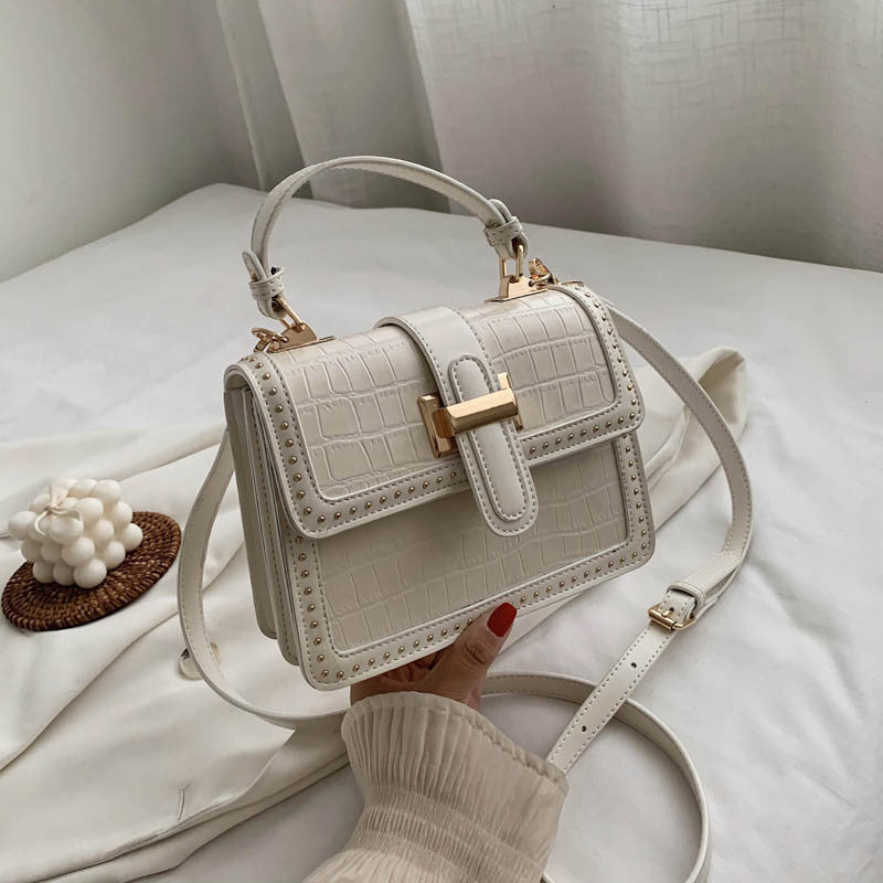 Korean Version Of Female Rivet Handbag