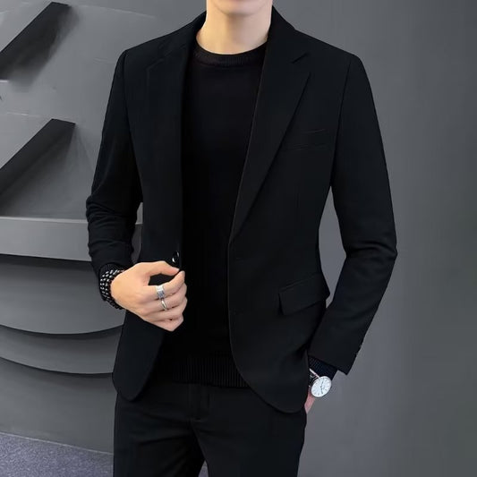 Korean Slim Business Style Casual Suit Top