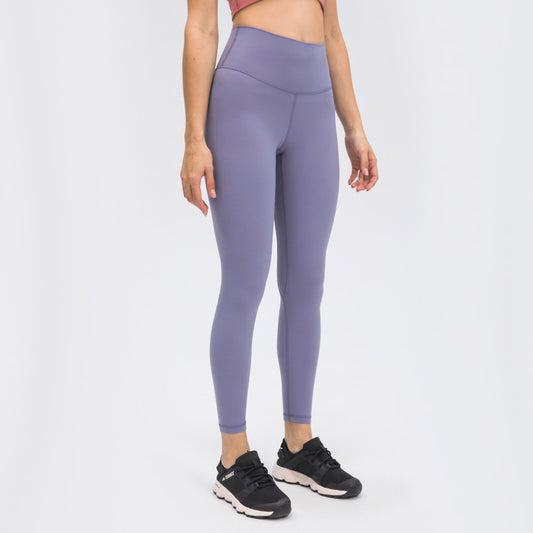 Nude Yoga Pants For Women In Autumn And Winter, High Waist, Hip Lifting, Running Tight