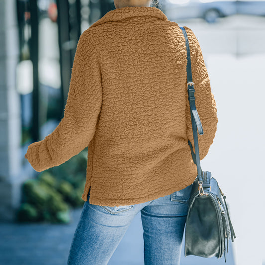 Explosive Winter Coat Women's Imitation Lamb Wool Coat