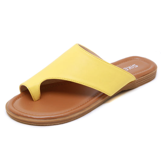 European And American Beach Large Size Casual Flat Sandals
