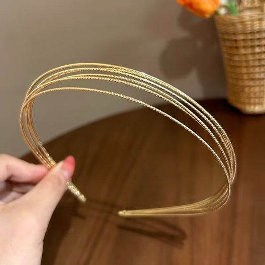 Hot-selling European And American Metal Headband Stylish And Minimalist