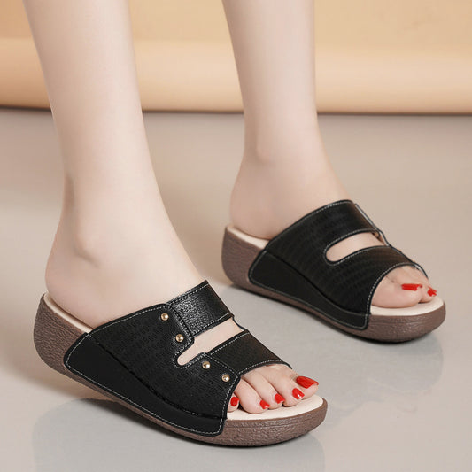 Sommer Platform Casual All-match Mode Udendørs Sandaler